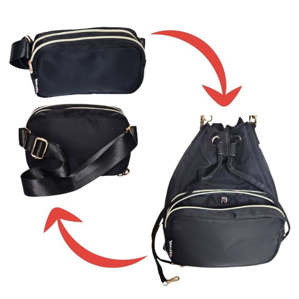 Crossbody bag convertible 5 in 1
