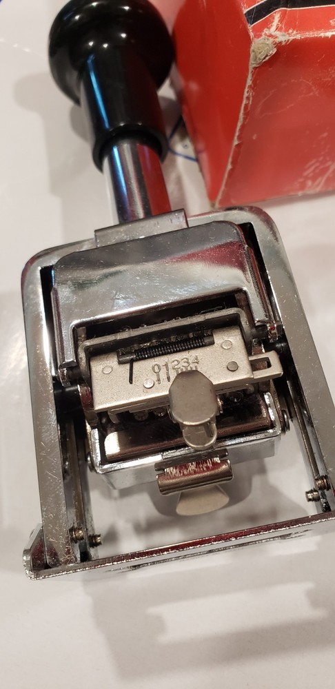 Staples Automatic Numbering Machine, Refurbished In Box- 6 Number Stamp Machine