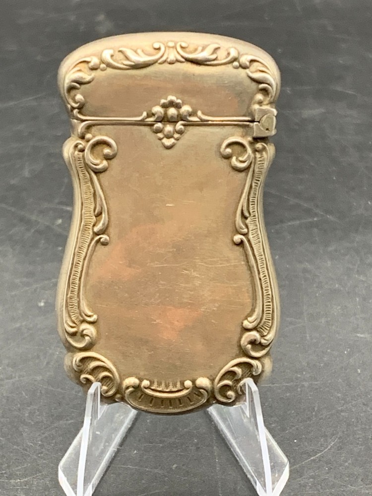 Antique Victorian Sterling Silver Match Safe Case – W.S. & Co (710)