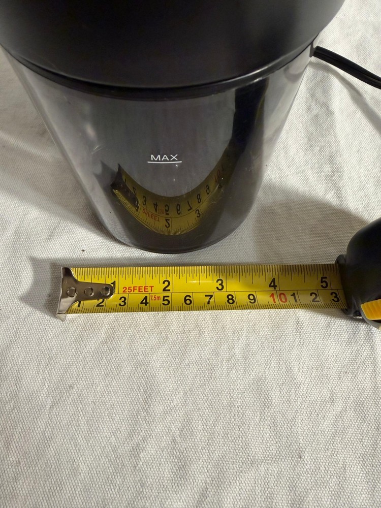 SOWTECH CONICAL BURR COFFEE GRINDER ELECTRIC MILL grain size timer 800W - BLACK