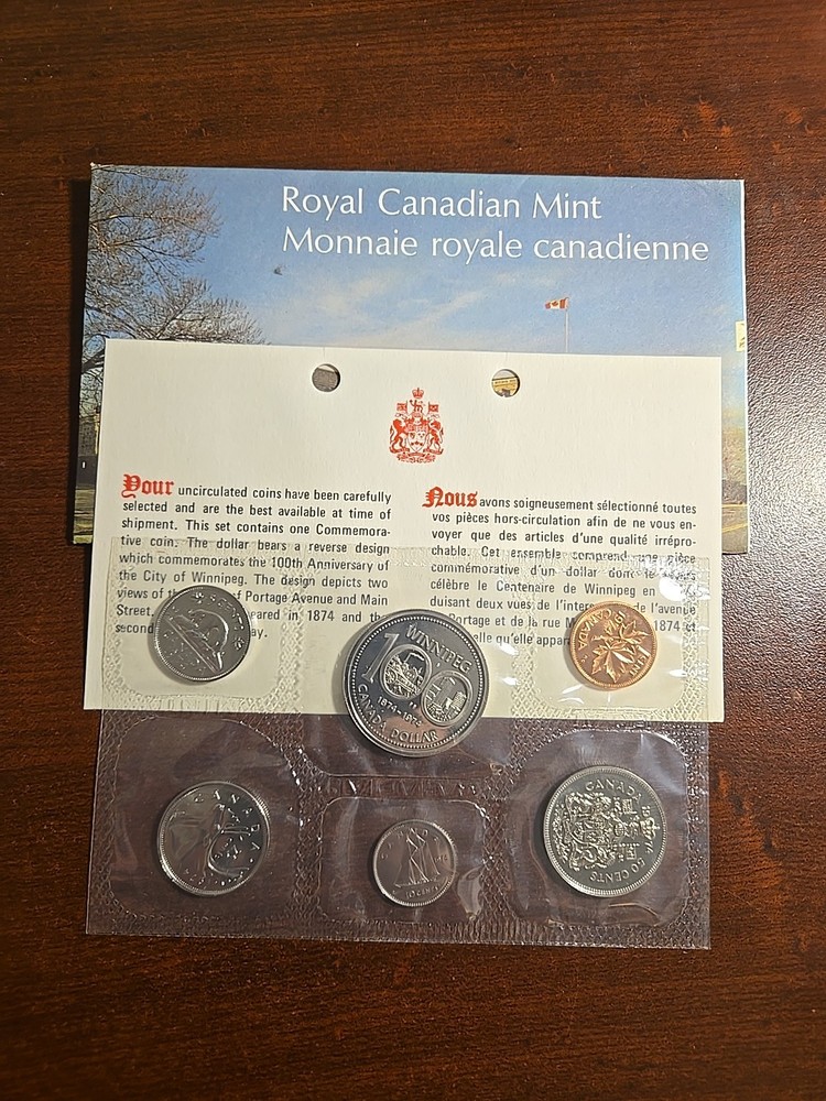Canada 1974 PL Proof Like Uncirculated Coin Set