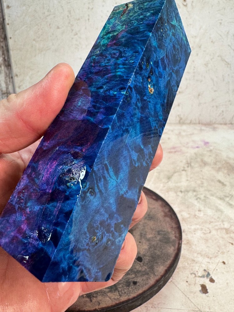 Stabilized Box Elder Burl Turning Blank or Knife Blank | SBEB 1245