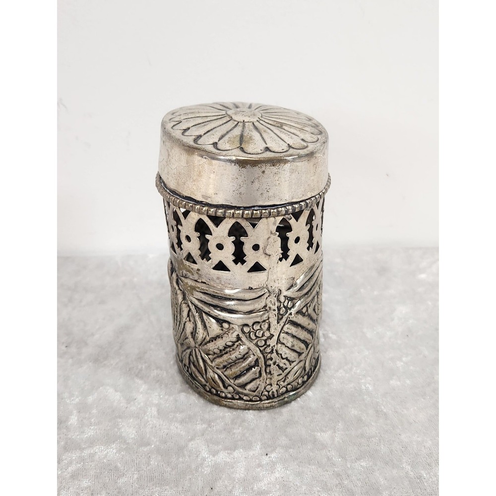 Vintage Jij Design Silver-Plated Lacquered Decorative Shell Container