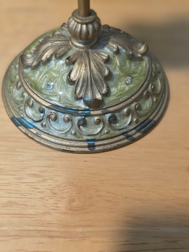 Vintage Ornate Oval Vanity Mirror