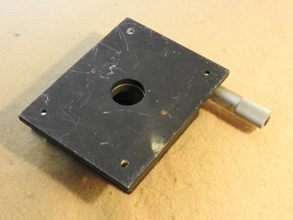 Precision Translation Stage with 25mm Starrett 263M Micrometer, Photon Control