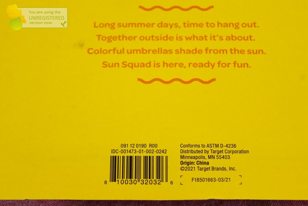 Sun Squad- Scented Sidewalk Chalk Set 5pc
