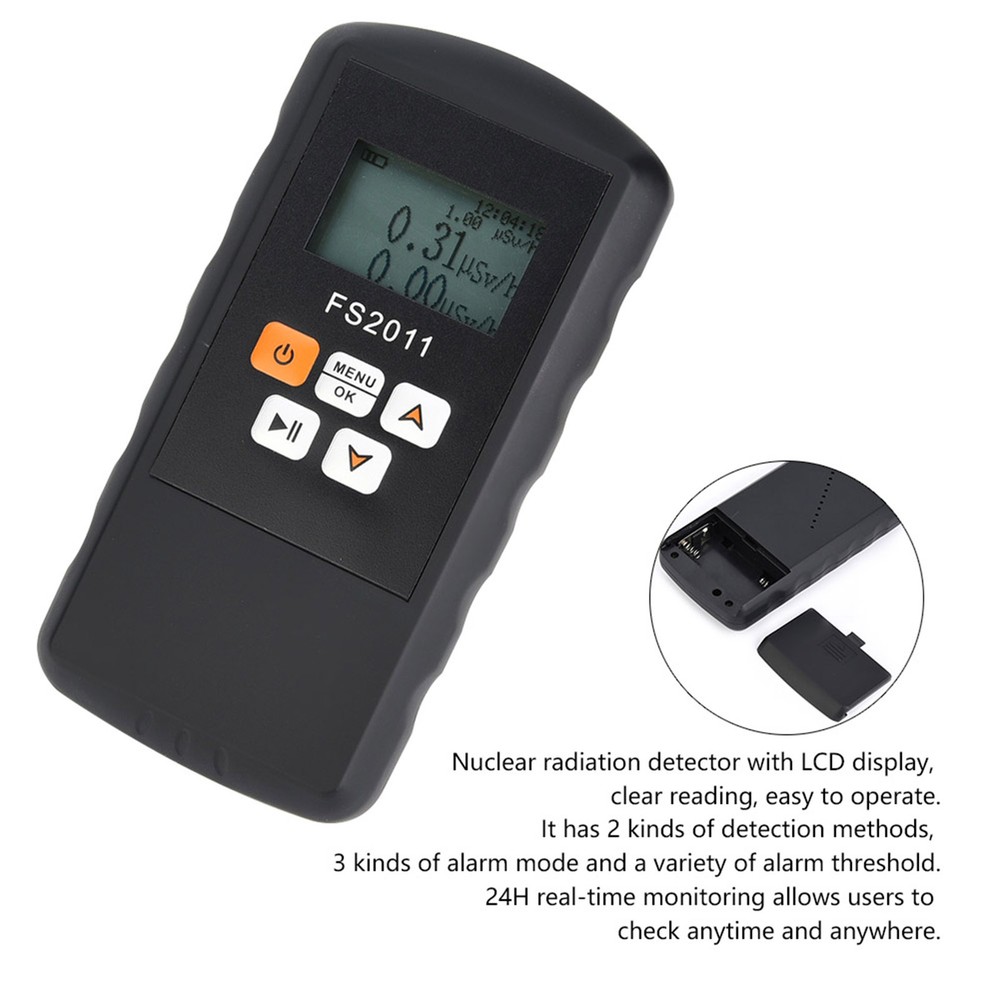 Portable Radiation Survey Meter β γ χ Gamma Nuclear Radiation Detector