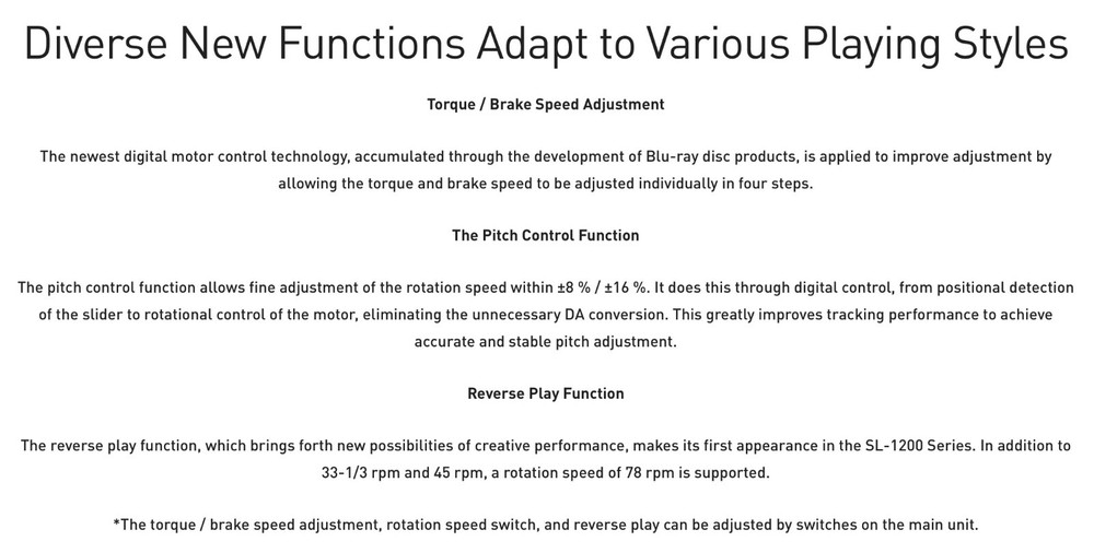 Supreme Technics Turntable Model SL-1200MK7