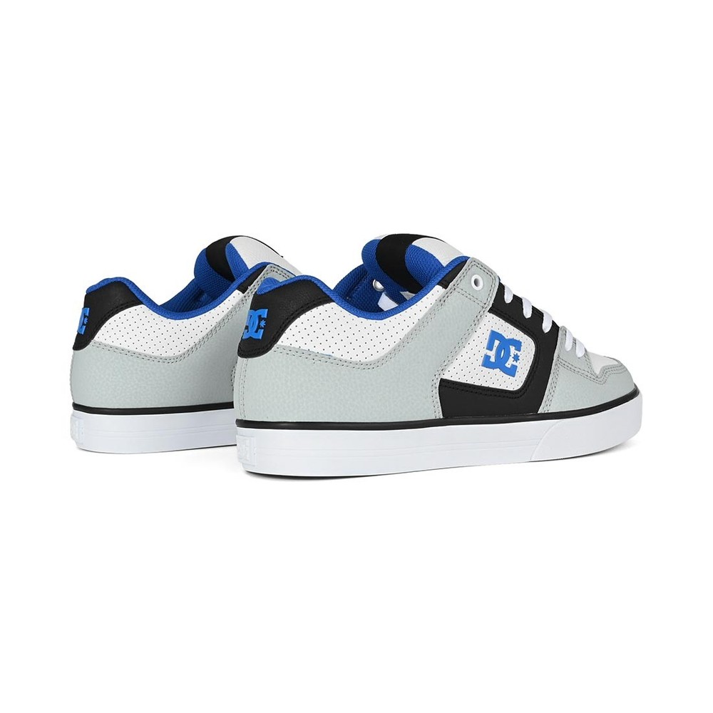 DC Pure Skate Shoes - Grey/Black/White