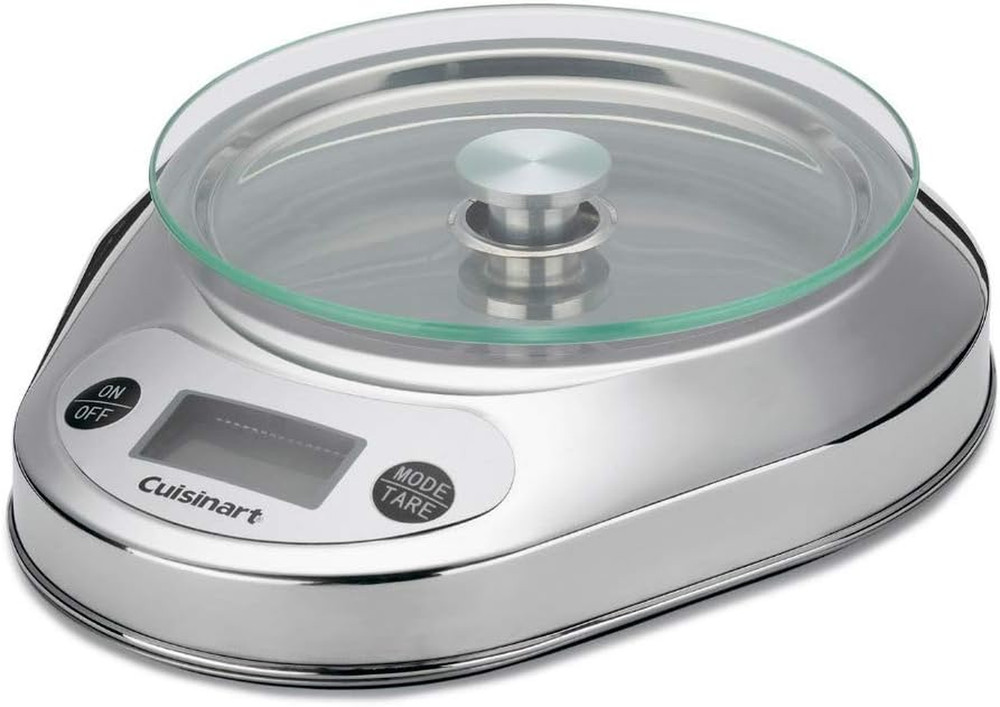 KML-KO3B Precision Chef Bowl Electronic Kitchen Scale, Silver, 2.5" X 7.4" X 9.2