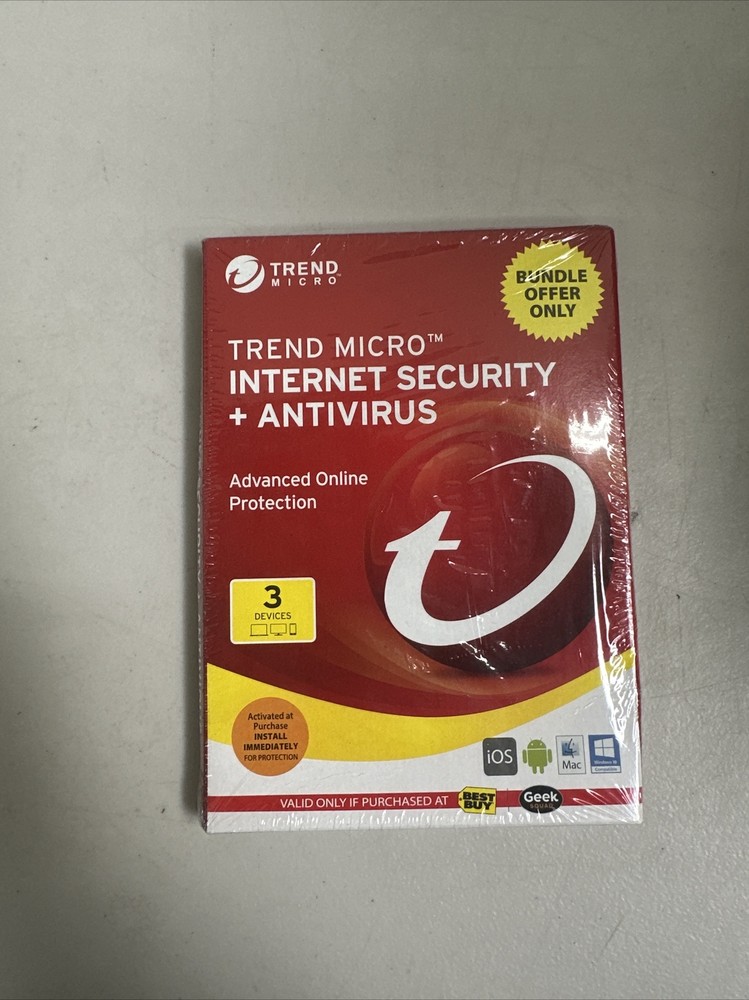 Trend Micro Internet Security + Antivirus Can Be Used On 3 Devices