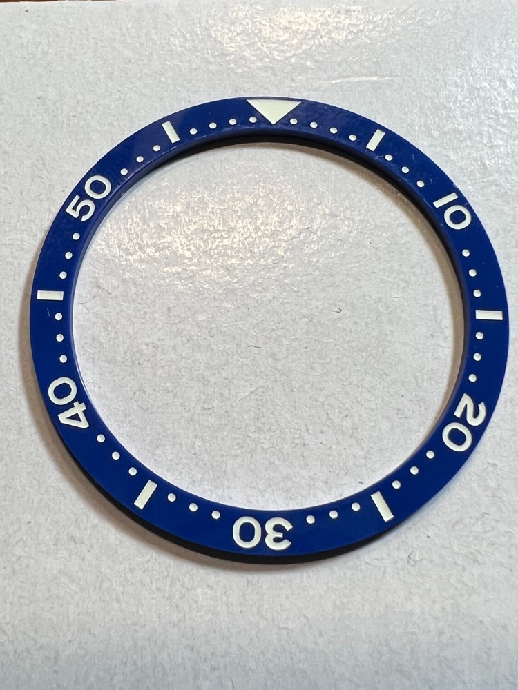 Full LUME Flat Ceramic Bezel Insert SKX SUBMARINER Seiko Diver Various Colours