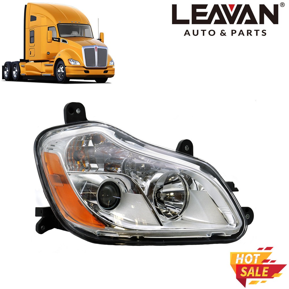 Right Passenger Side Headlight Assembly Halogen Kenworth T680 2013-2021