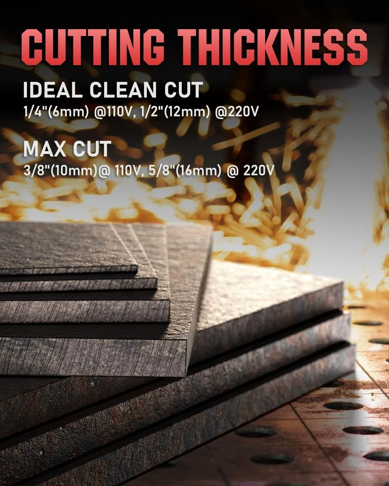 Professional YESWELDER Plasma Cutter with Air Filter, Lightweight & Efficient