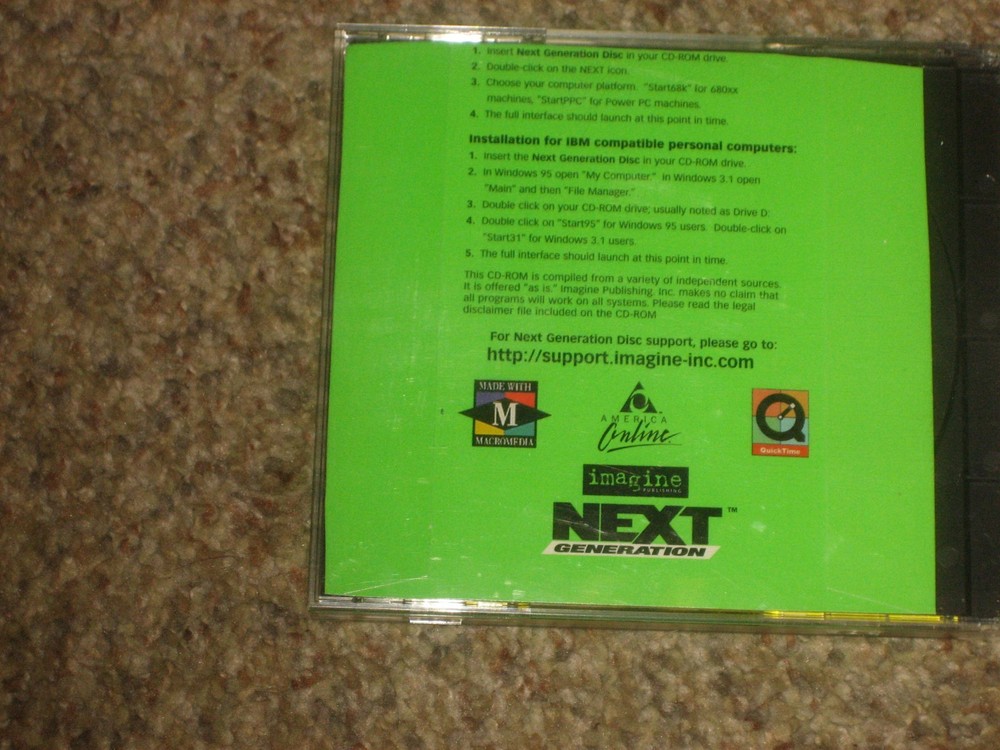 NEXT GENERATION AUG 1997 CD-ROM GAMING CDROM JURASSIC PARK, PAC-MAN, ECT.