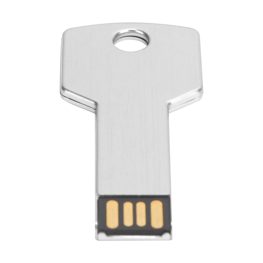Cool Key Shape USB Flash Drive For Fast File Storage In Computer Silver
