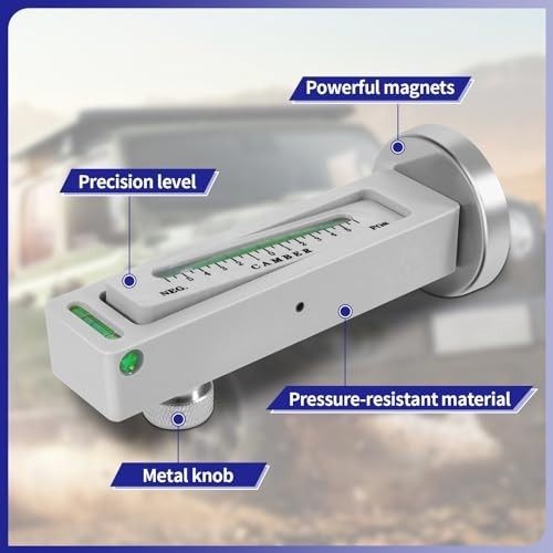 2 Pack Adjustable Magnetic Wheel Alignment Tools - Camber & Caster Gauge for Aut