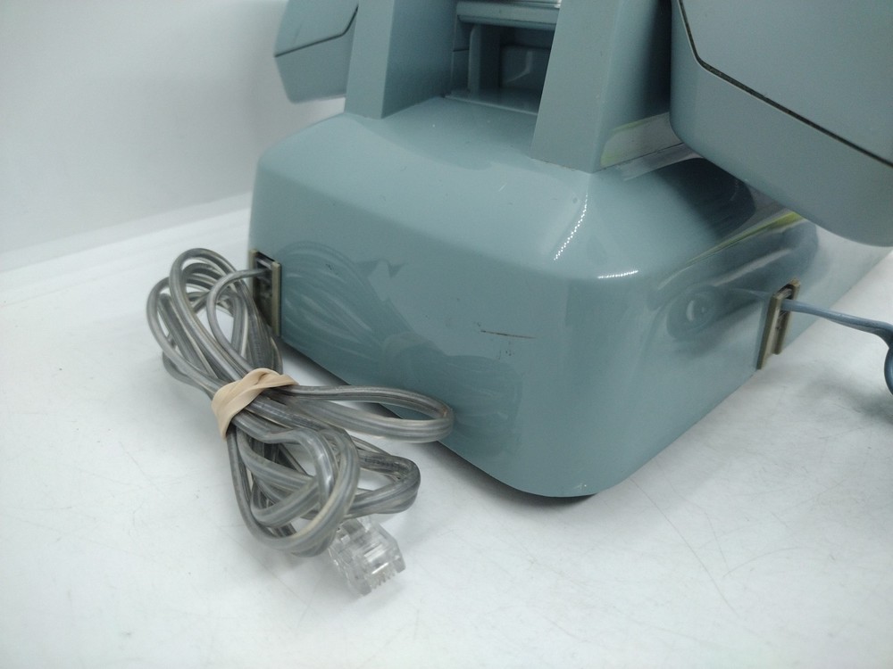 Vintage ATT CS2500DMGH Robin Egg Blue Push Button Desk Phone • Untested