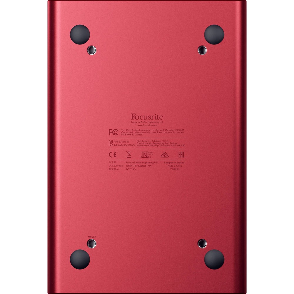 Focusrite RedNet TNX Portable Thunderbolt 3 and Dante Interface