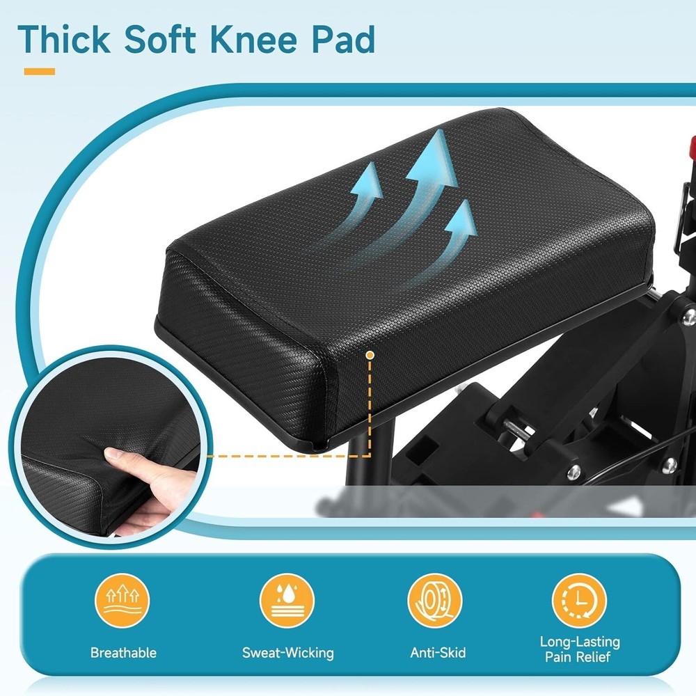 Dr. WhitZard Knee Scooters for Foot Injuries Steerable/Foldable Knee Walker