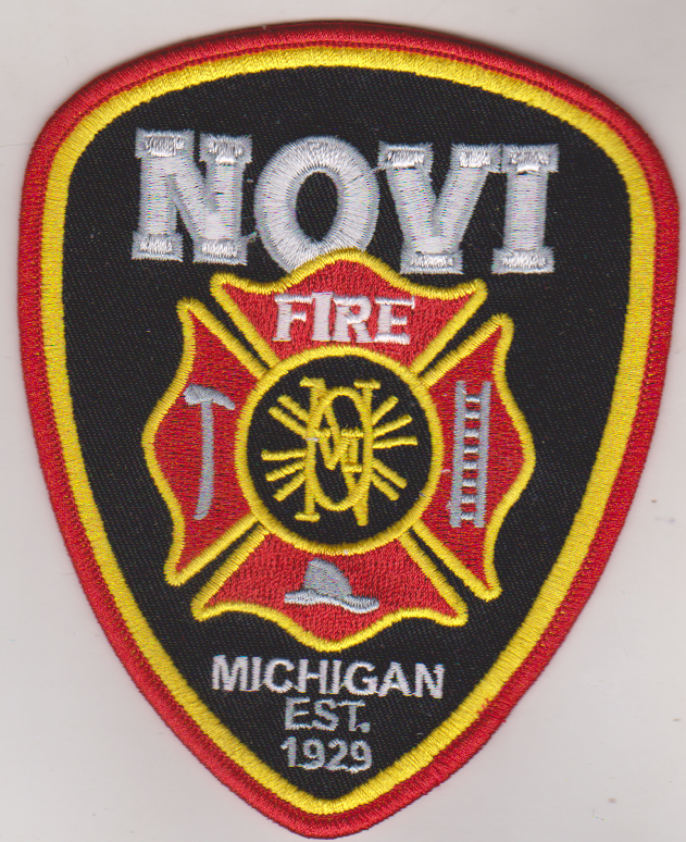 Novi Michigan Fire est. 1929 Patch shipped from Australia