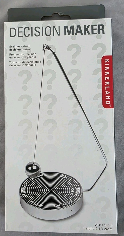 Kikkerland Desktop Decision Maker Toy - OPEN BOX-