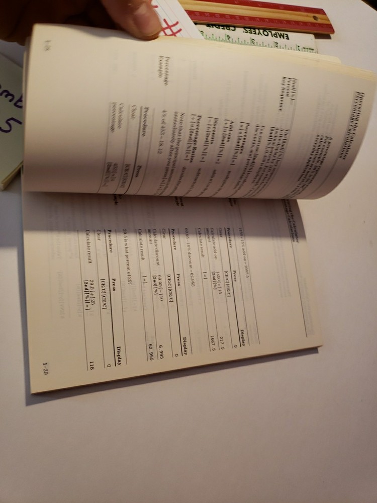 Texas Instruments TI-35 Galaxy Guidebook Vintage 1984