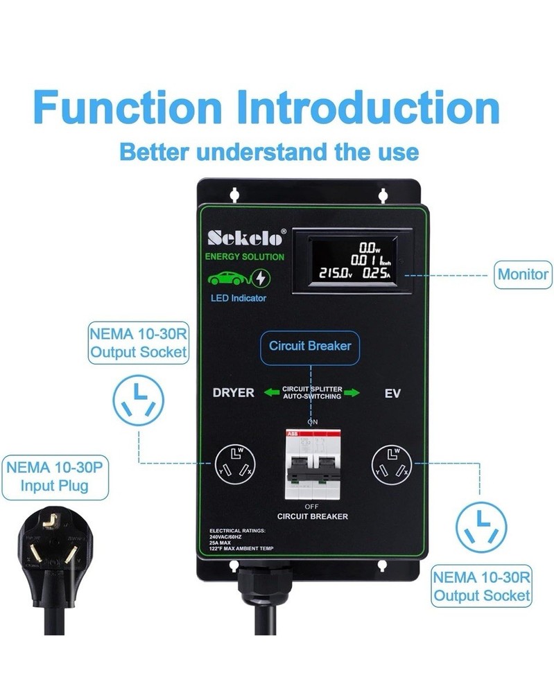 Sekelo Smart EV Charging Integration: Sekelo Automatic Power Switch