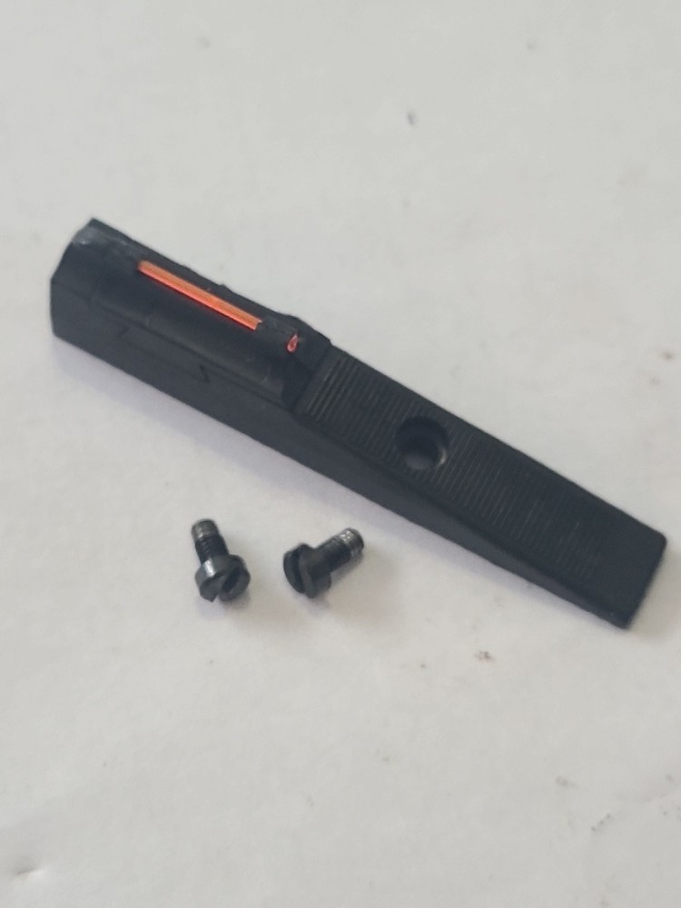 Traditions Buckstalker Muzzleloader FRONT Sight With Screws RED Fiber Optic