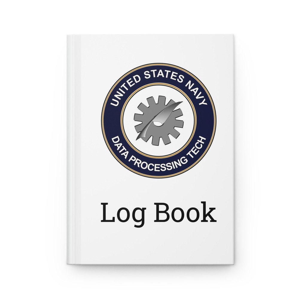 US Navy Data Processing Technician Rating Log Book DP Emblem Journal