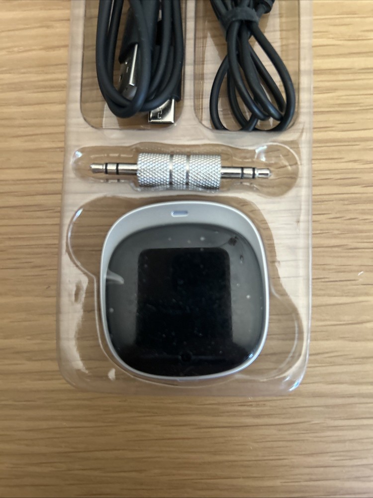 AUX Bluetooth Adapter for Car, [LED Screen] Bluetooth 5.3 Receiver for Speaker