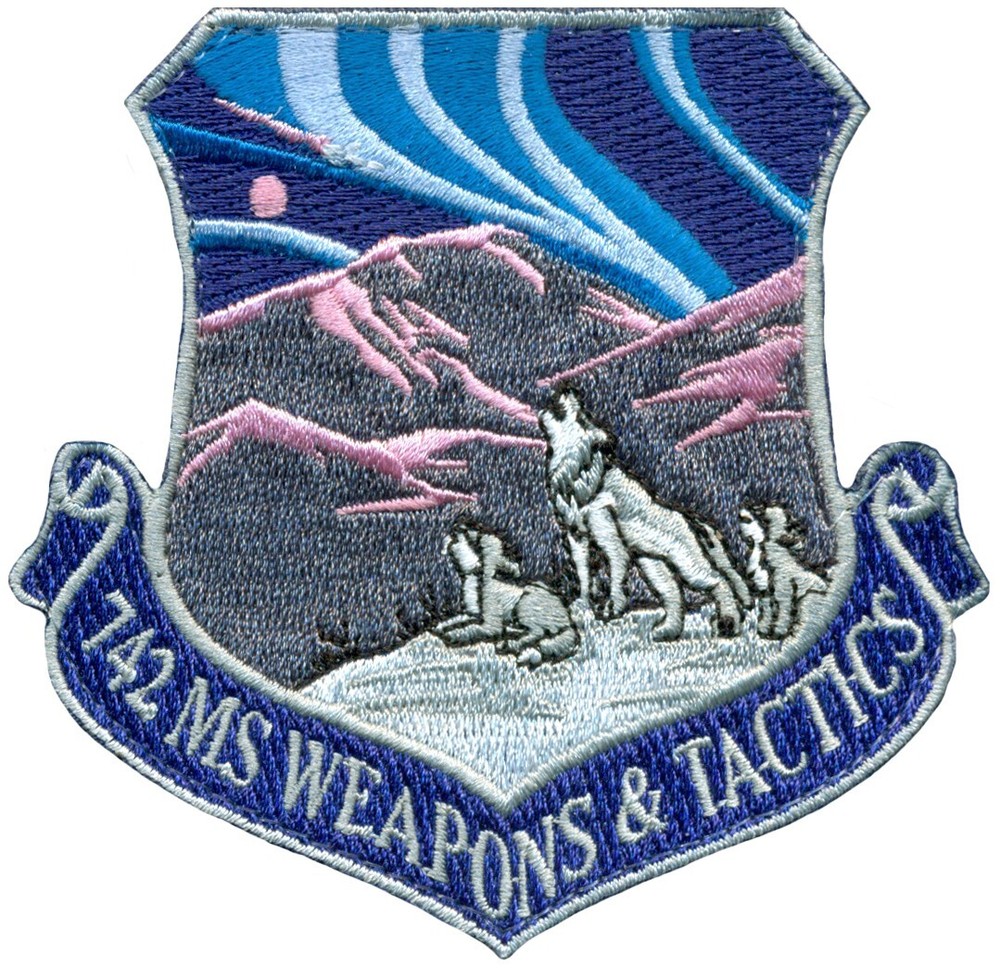 USAF 742d MISSILE SQUADRON – WEAPONS & TACTICS  PATCH