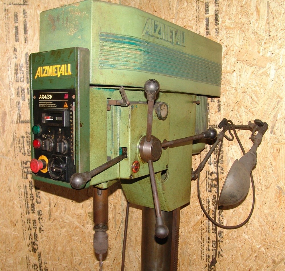 4hp Power down feed drill press Alzmetall