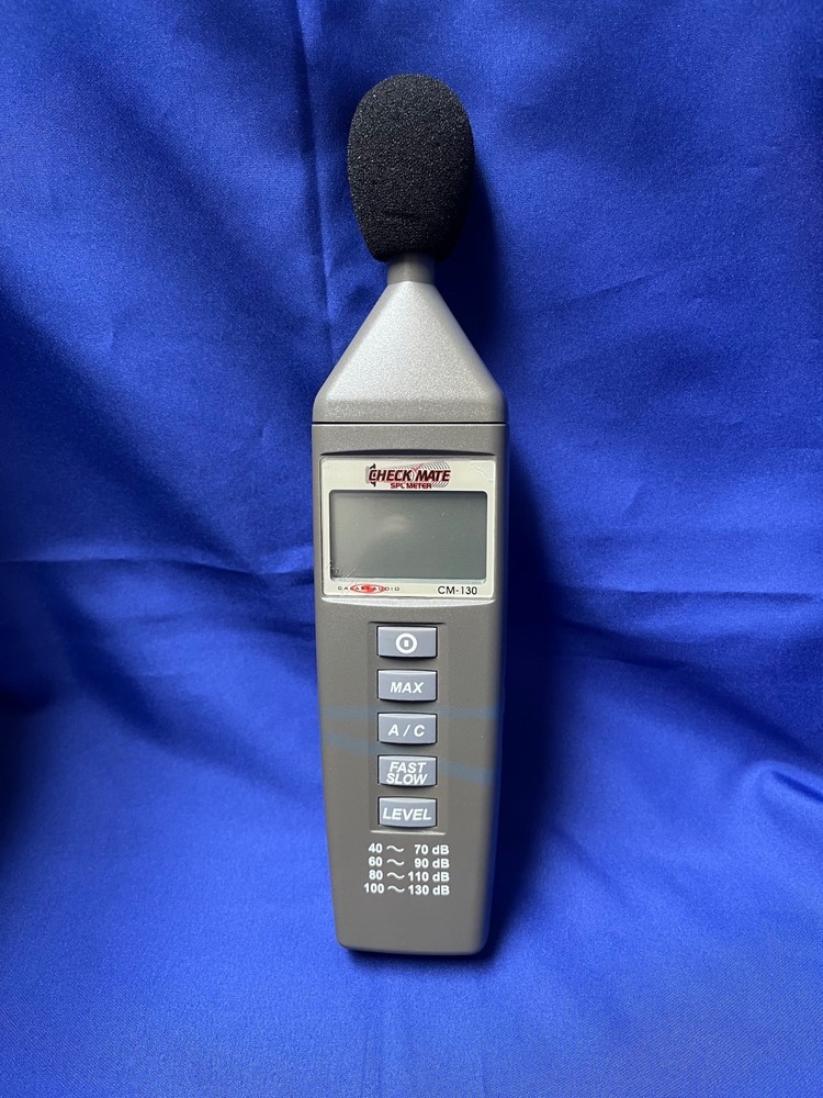 Check Mate CM-130 Battery Powered SPL Meter by Galaxy Audio