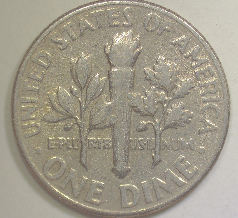 1968 D Roosevelt Dime RPM Error