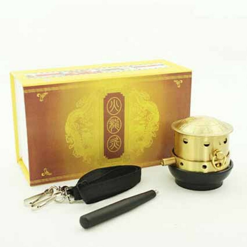 Traditional Pure Copper Moxa Roll Burner Moxibustion Article Tool 纯铜火龙灸艾灸艾条艾草工具