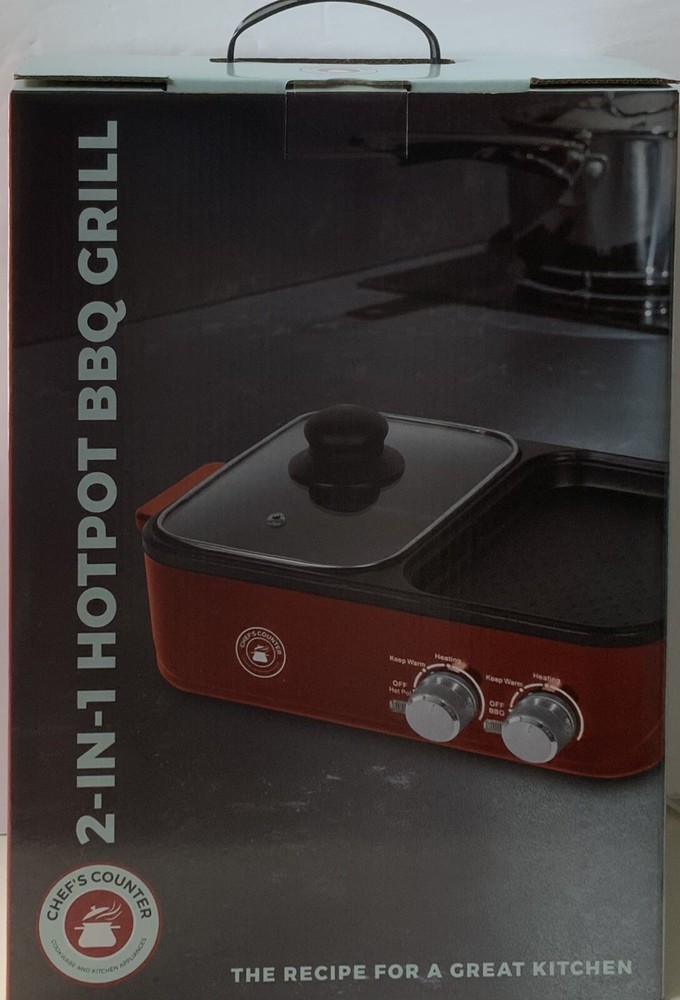 Chef's Counter 2-1 Hotpot BBQ Grill