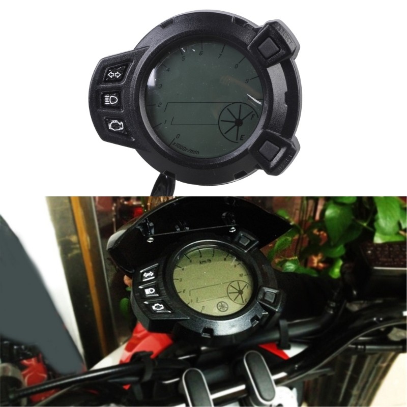 Waterproof Motorcycle LCD Odometer with Adjustable Brightness Display for BWS125