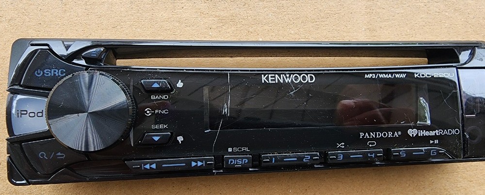KENWOOD KDC-118 REPLACEMENT FACEPLATE