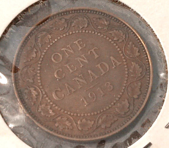 1913 Canada One Cent Large