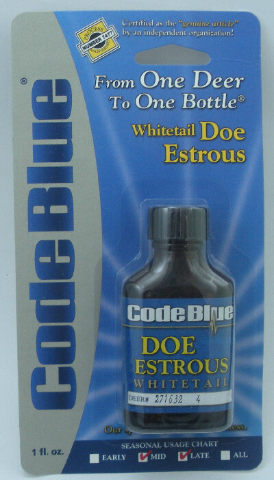 Code Blue OA1001 Doe Estrous Whitetail Urine Scent