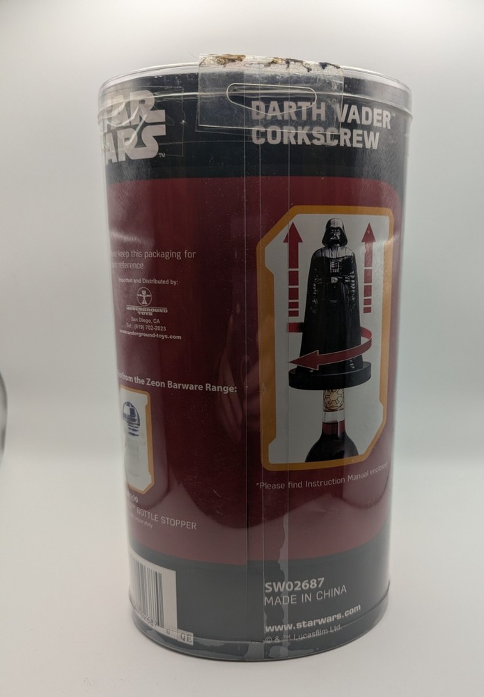 Star Wars Darth Vader Corkscrew Funko Zeon Barware