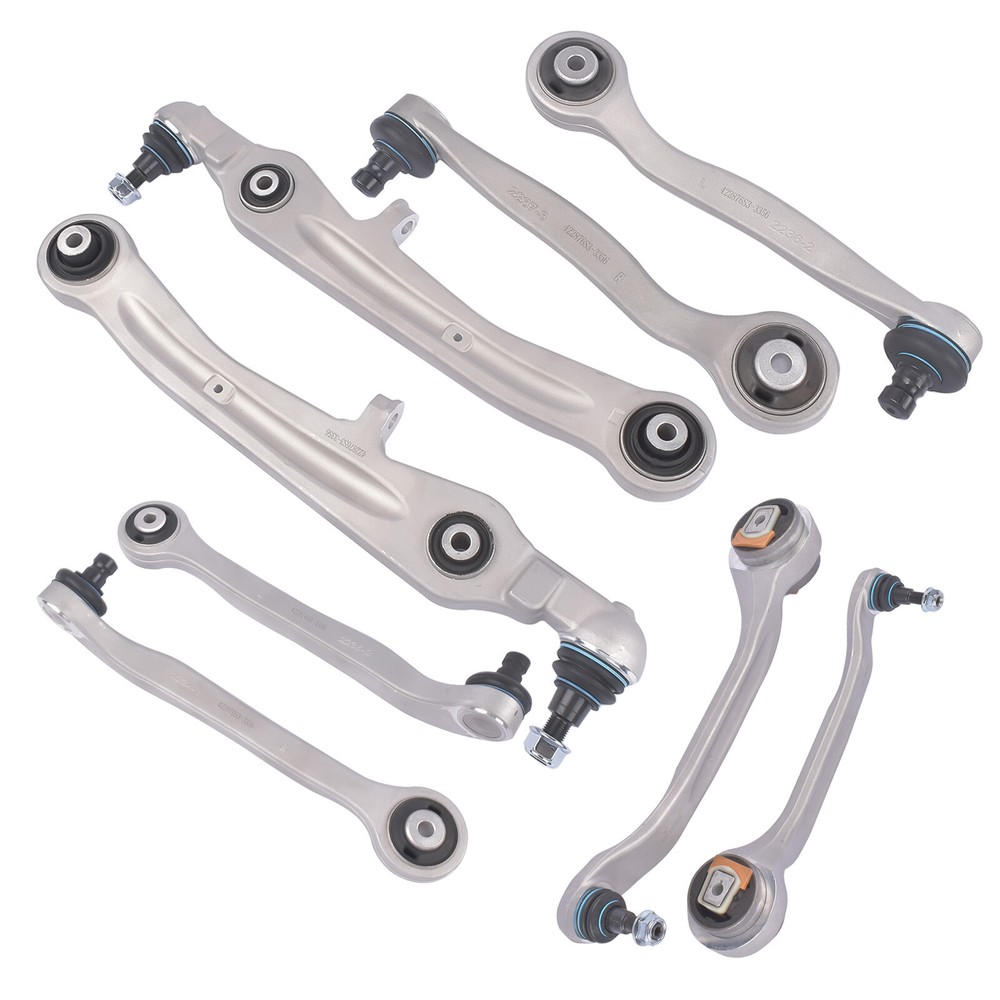 For Bentley Continental Gt Gtc 2004-2019 8Pcs Front Upper and Lower Control Arms