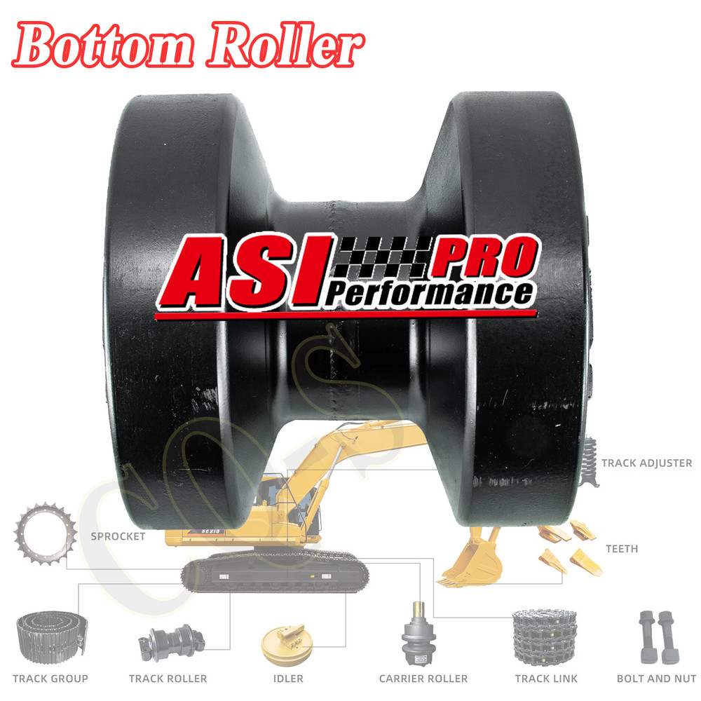 ASI Bottom Roller Track Roller fit Takeuchi TL8 Track Loader Undercarriage