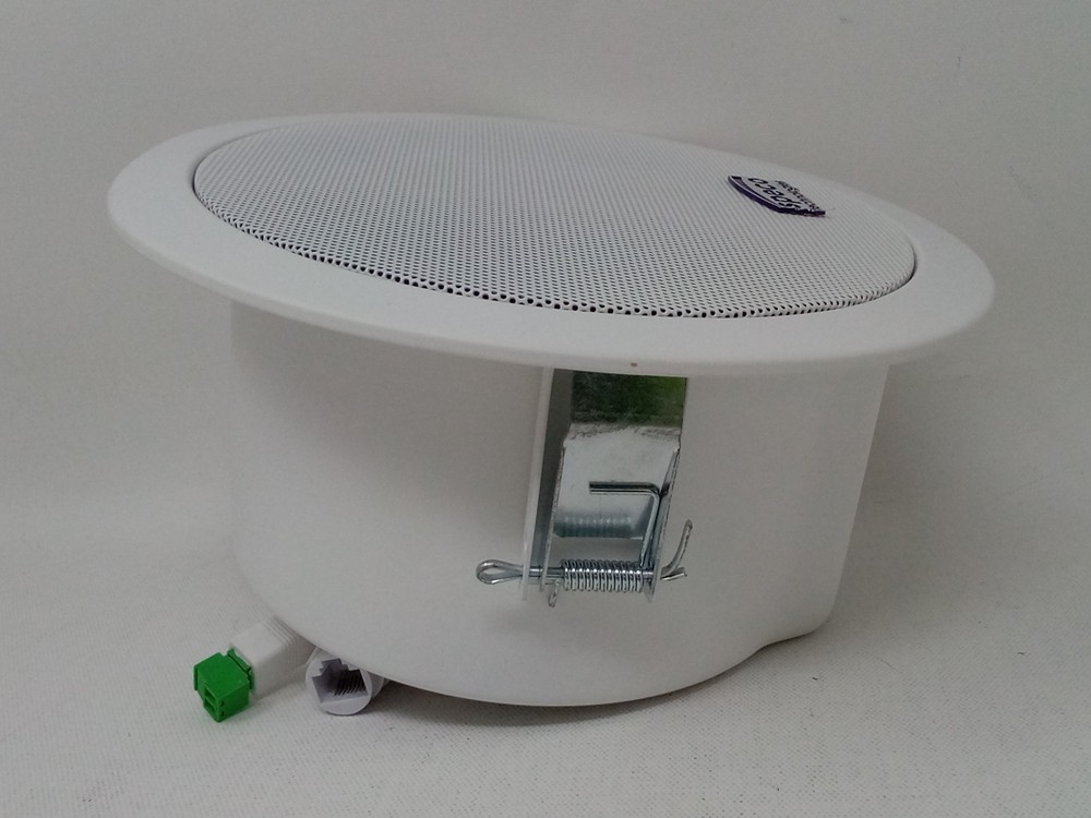 Speco SPIPC6A 15w IP Ceiling Speaker White 8" Diameter