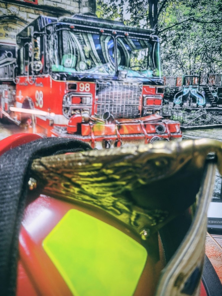 Carnes Model 880 Red Fire Helmet