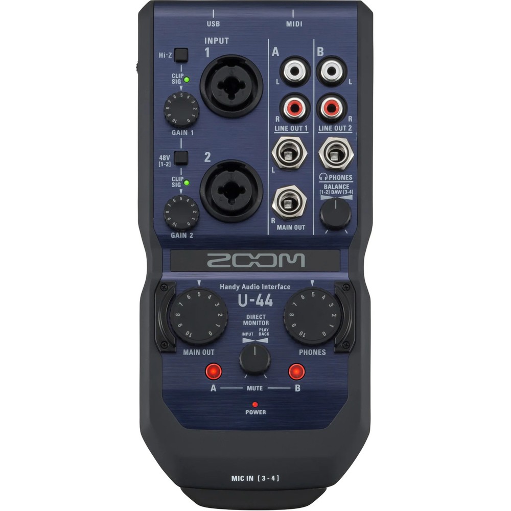 Zoom U-44-Channel Audio Interface