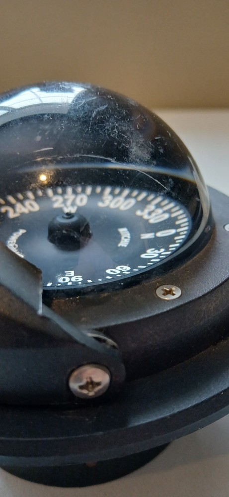 Ritchie Compass, Flush Mount, 3" Dial, Black F-82