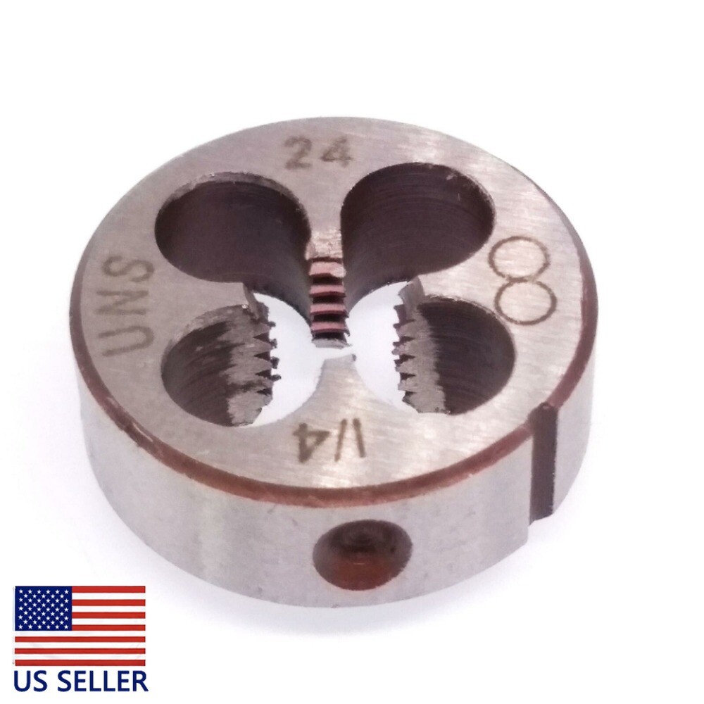 1PC HSS 1/4-24 UNS Die Right Hand Thread