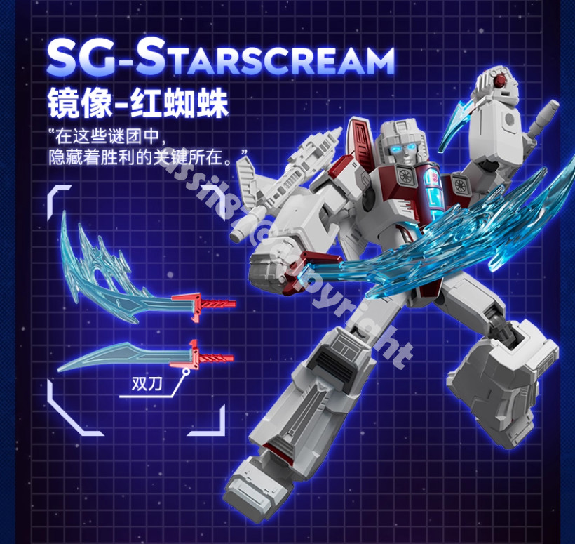 Blokees Transformers Shining Version 04 Shattered Glass SG Starscream Model Kits